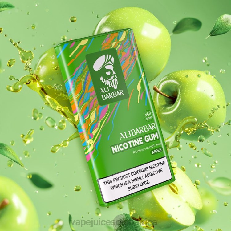 E-Liquid Vape - Alibarbar Nicotine Gum Apple V2R698
