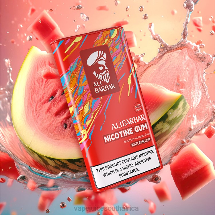 E-Liquid Vape - Alibarbar Nicotine Gum Watermelon V2R6103