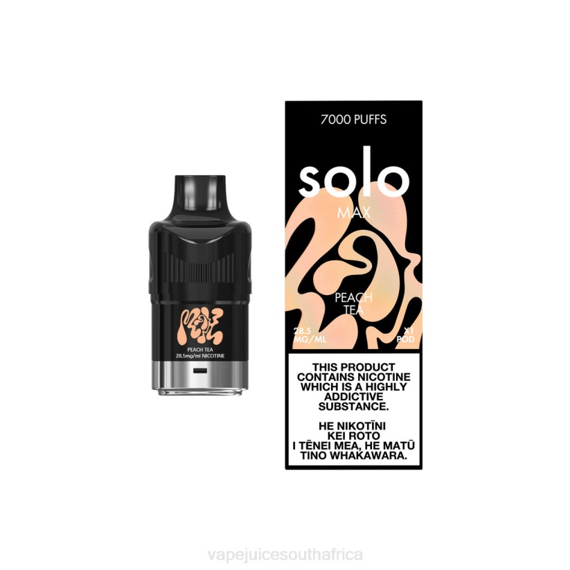 Pod Juice Flavo - Solo MAX Pod D6DH79 Peach Tea
