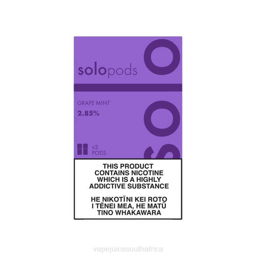 Pod Juice Flavo - Solo Replacement Pod 2-Pack D6DH54 Grape Mint