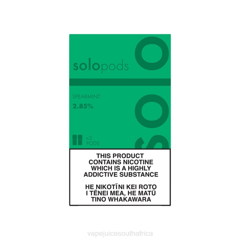 Vape Pods - Solo Replacement Pod 2-Pack D6DH62 Spearmint