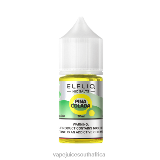 E-Liquid Vape - ELFBAR ELFLIQ nic salt 30ml PINA COLADA HR46J23