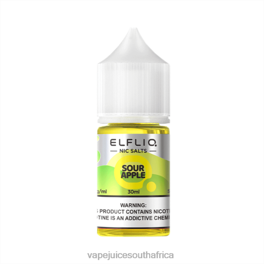 E-Liquid Vape - ELFBAR ELFLIQ nic salt 30ml SOUR APPLE HR46J28
