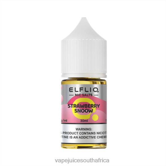 E-Liquid Vape - ELFBAR ELFLIQ nic salt 30ml STRAWBERRY SNOOW HR46J33