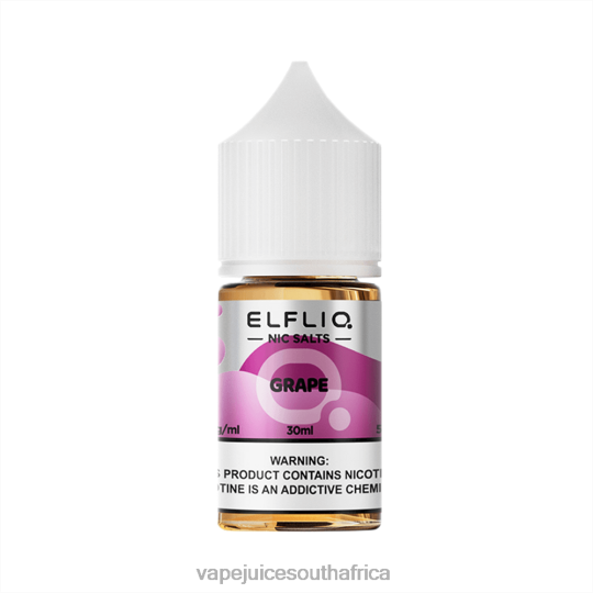 Pod Juice Flavo - ELFBAR ELFLIQ nic salt 30ml GRAPE HR46J19