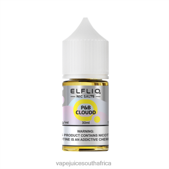 Vape Juice South Africa - ELFBAR ELFLIQ nic salt 30ml P&B CLOUDD HR46J21