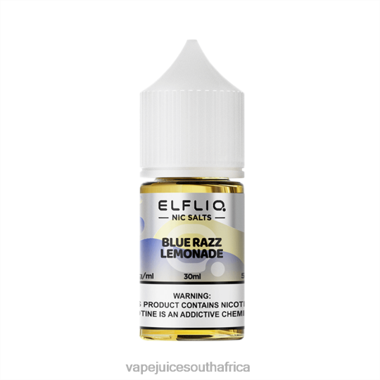 Vape Pens South Africa - ELFBAR ELFLIQ nic salt 30ml BLUE RAZZ LEMONADE HR46J10