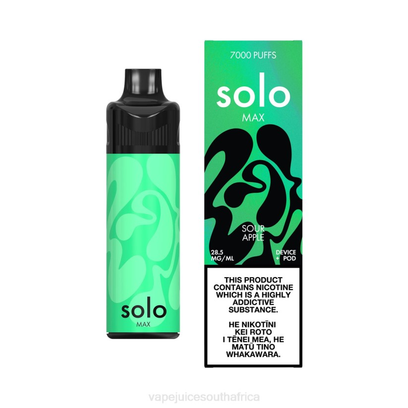 Vape Pens South Africa - Solo MAX Pod Kit D6DH70 Sour Apple