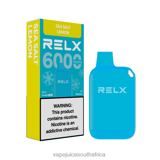 Vape Juice South Africa - RELX Crush Pocket 6000 Icy Sea Salt Lemon 2226R11