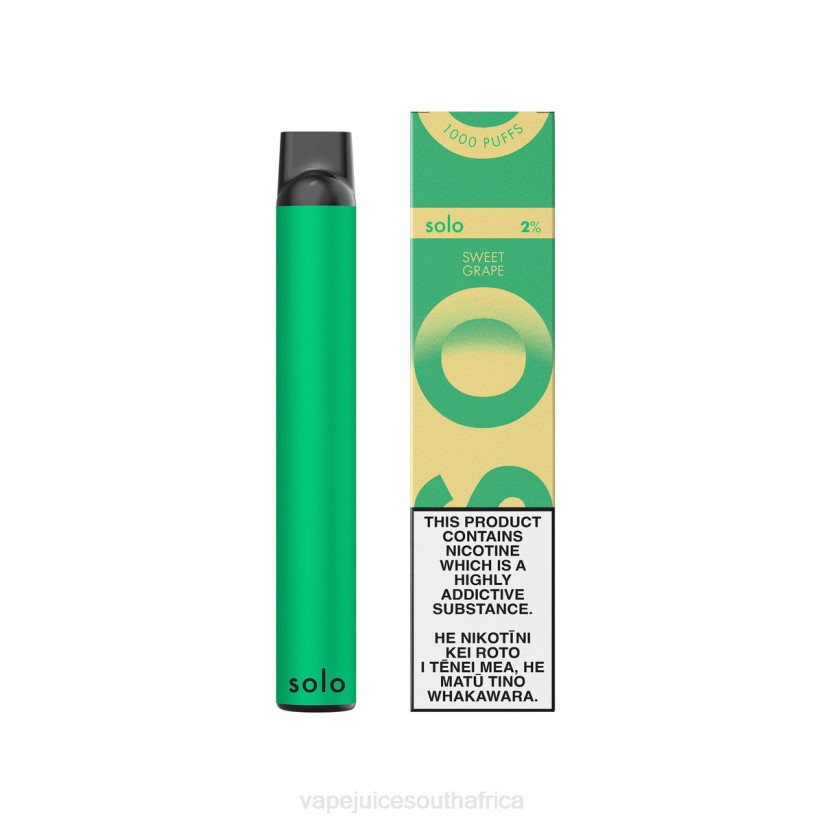 Vape Pens South Africa - Solo Disposable Vape Paradise Collection D6DH20 Sweet Grape