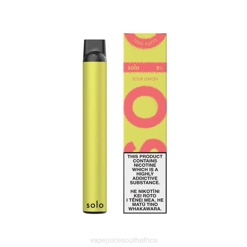 Vape Pods - Solo Disposable Vape D6DH12 Sour Lemon