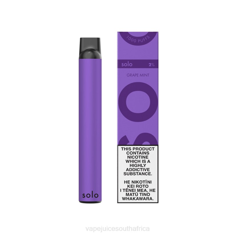 Vape Pods - Solo Disposable Vape D6DH7 Grape Mint