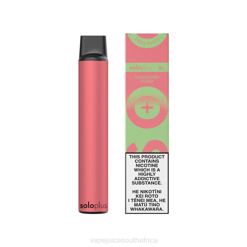 Vape Pods - Solo Plus Disposable Vape Paradise Collection D6DH37 Strawberry Guava
