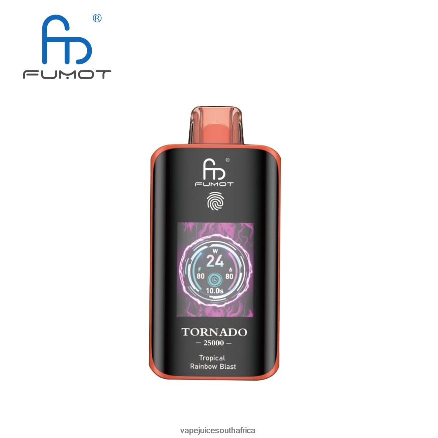 E-Liquid Vape - Fumot Tornado 25000 Disposable Vape Tropical Rainbow Blast HXN2PB13