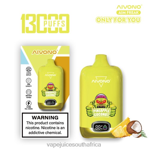 E-Liquid Vape - Aivono AIM FREAK 13000 N8RZ6248 Pineapple Coconut