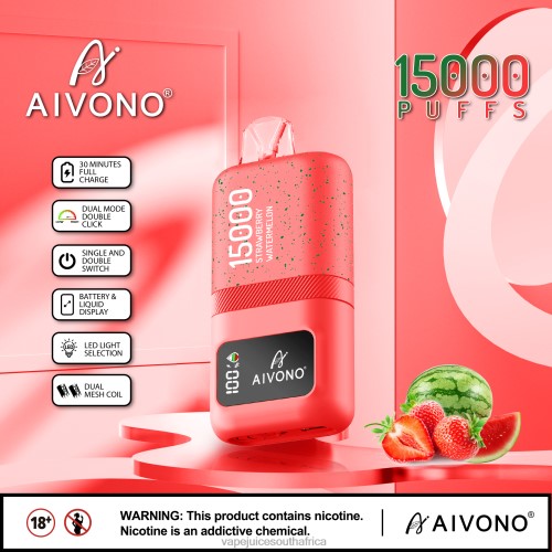 E-Liquid Vape - Aivono AIM magic 15000 N8RZ658 Strawberry Watermelon