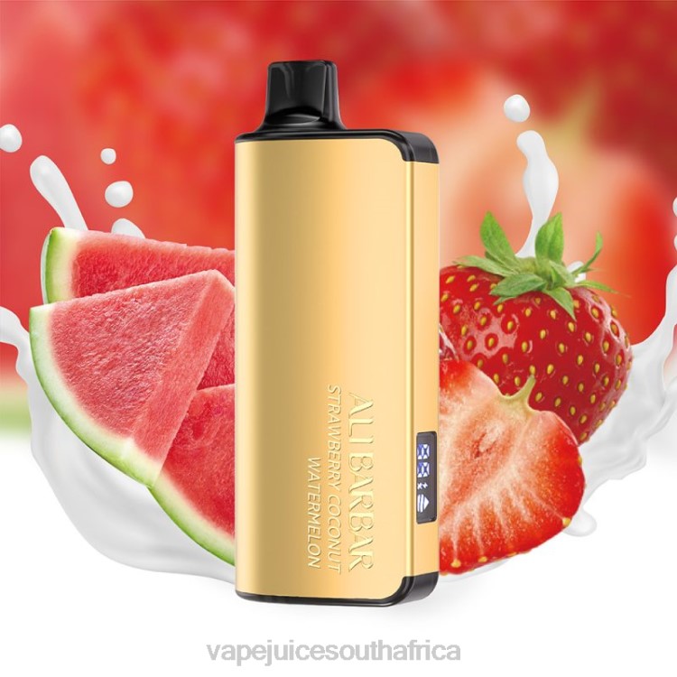 E-Liquid Vape - Alibarbar Ingot 20000 Disposable Vape Strawberry Coconut Watermelon V2R643