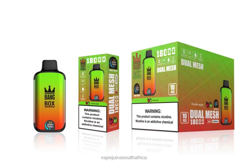 E-Liquid Vape - Bang Box 18000 puffs Double Apple TJ4JJ93