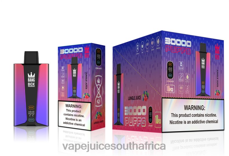 E-Liquid Vape - Bang Box 30000 Puffs Smart Screen Jungle Juice TJ4JJ78