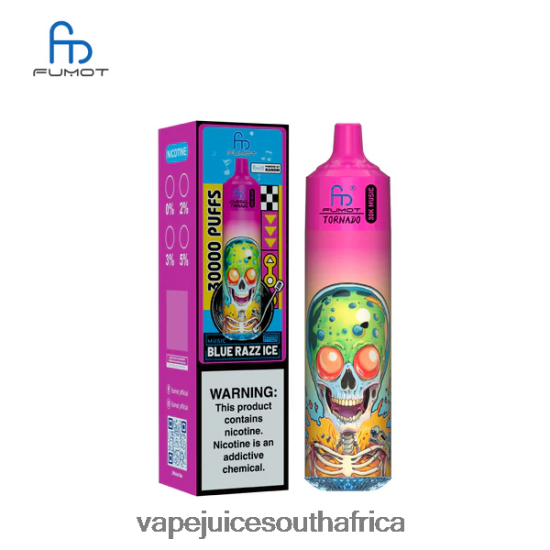 E-Liquid Vape - Fumot Tornado 30K Music Blue Razz Ice 0T2BTJ3