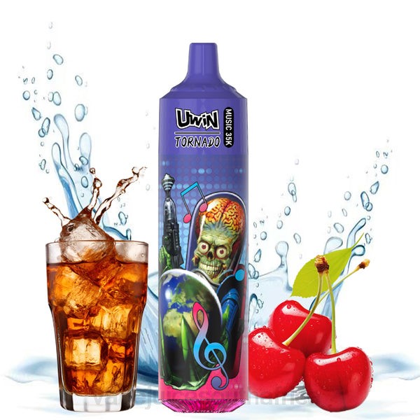E-Liquid Vape - UWIN CRYSTAL 35K DISPOSABLE VAPE Cherry Cola V00428