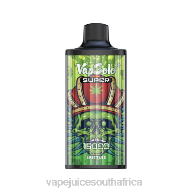 E-Liquid Vape - Vapsolo SUPER Disposable Vape Skittles V2R6133