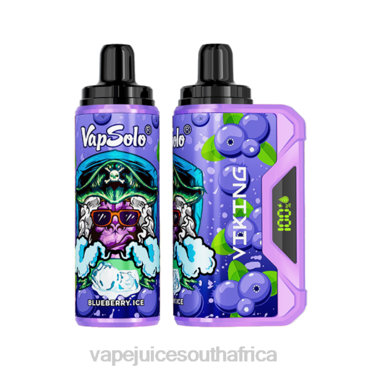 E-Liquid Vape - Vapsolo VIKING Disposable Vape Blueberry V2R6148
