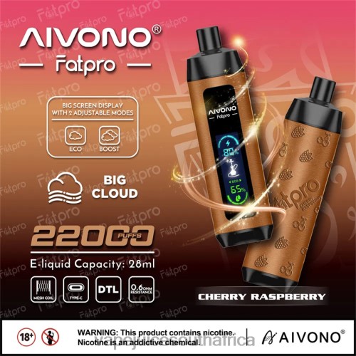 Pod Juice Flavo - Aivono Fatpro 22000 N8RZ64 Cherry Raspberry