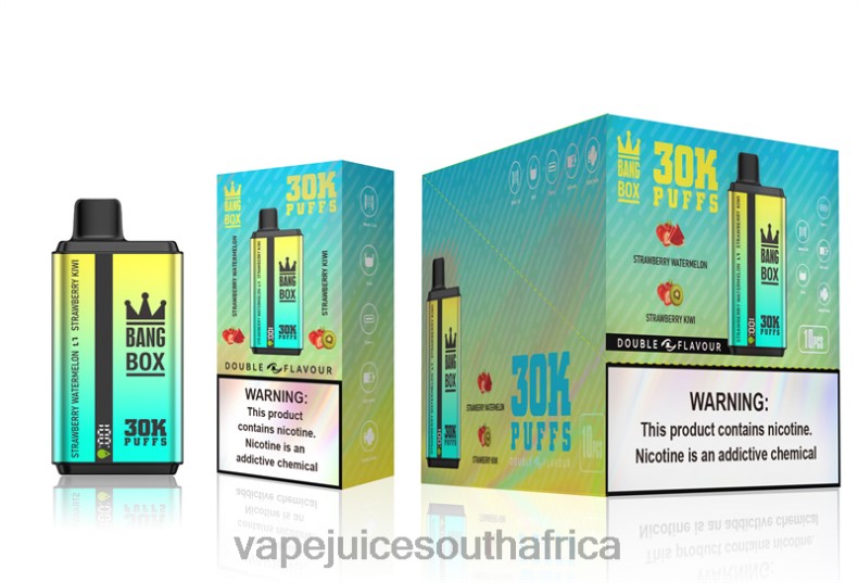 Pod Juice Flavo - Bang Box 30000 Puffs Dual Flavors Strawberry Watermelon & Strawberry Kiwi TJ4JJ64