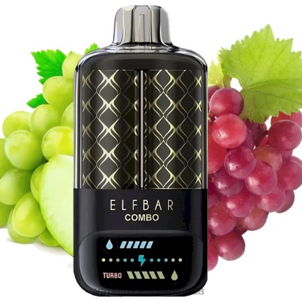 Pod Juice Flavo - Elf Bar Combo 25000 Green Grape & Grape 6THZZ9