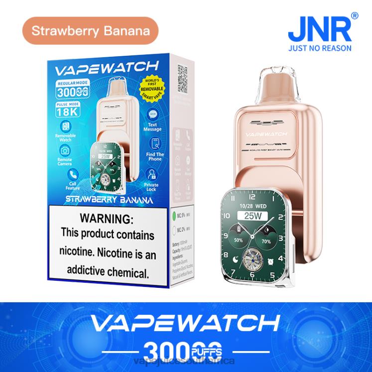Strawberry Banana Vape pods -JNR Vape Watch 8PH2R7