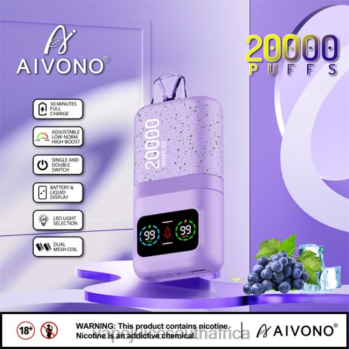 Vape Juice South Africa - Aivono AIM magic 20000 N8RZ686 Grape Ice