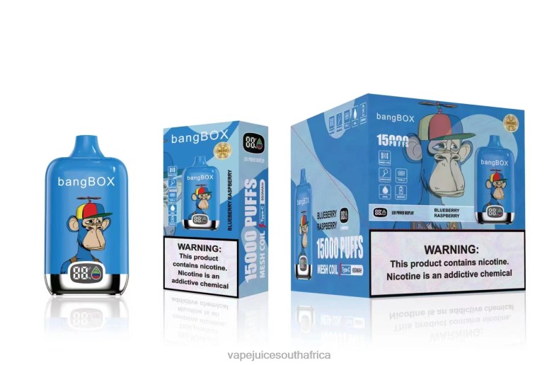 Vape Juice South Africa - Bang Box 15000 Puffs Blueberry Raspberry TJ4JJ46