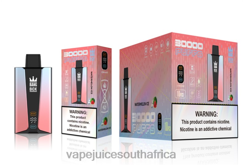 Vape Juice South Africa - Bang Box 30000 Puffs Smart Screen Watermelon Ice TJ4JJ86