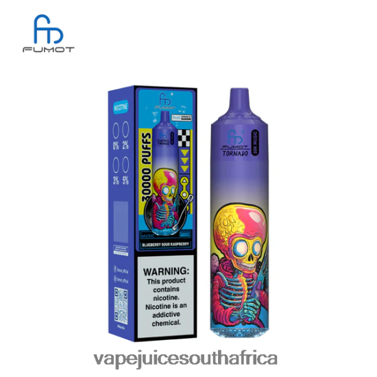 Vape Juice South Africa - Fumot Tornado 30K Music Blueberry Sour Raspberry 0T2BTJ6
