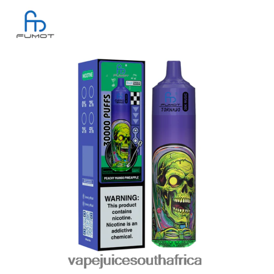 Vape Juice South Africa - Fumot Tornado 30K Music Peachy Mango Pineapple 0T2BTJ21