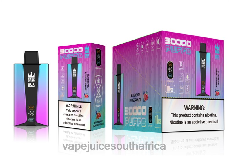Vape Pens South Africa - Bang Box 30000 Puffs Smart Screen Blueberry Pomgerante TJ4JJ80