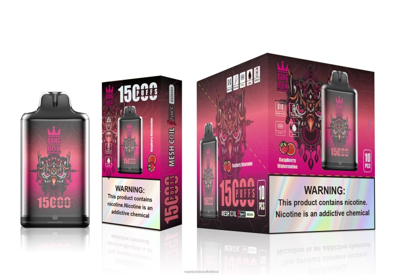 Vape Pens South Africa - Bang Box S1-15000 Puffs Raspberry Watermelon TJ4JJ105