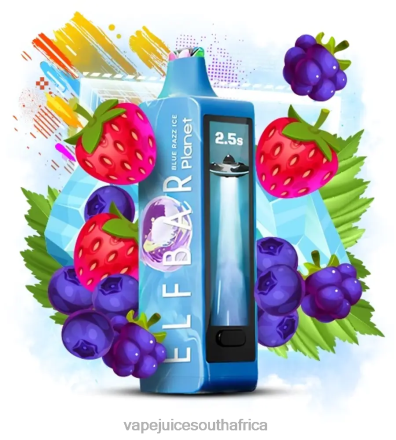 Vape Pens South Africa - Elf Bar Planet 25000 Blue Razz Ice 6THZZ15