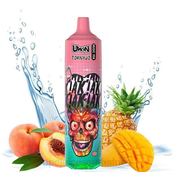 Vape Pens South Africa - UWIN CRYSTAL 35K DISPOSABLE VAPE Peach Mango Pineapple V00425