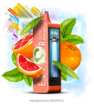 Vape Pods - Elf Bar Planet 25000 Grapefruit Green Tea 6THZZ17