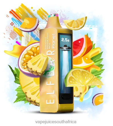 Vape Pods - Elf Bar Planet 25000 Pineapple Passion Fruit Baja 6THZZ27