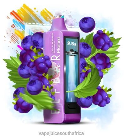 Vape Pods - Elf Bar Planet 25000 Sour Blackberry Blueberry 6THZZ22