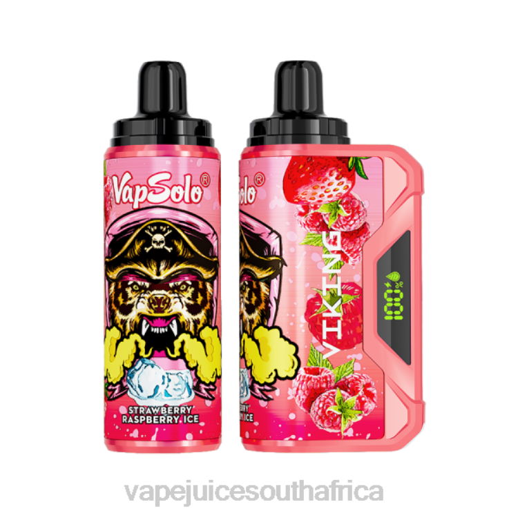 Vape Pods - Vapsolo VIKING Disposable Vape Strawberry Raspberry Ice V2R6157