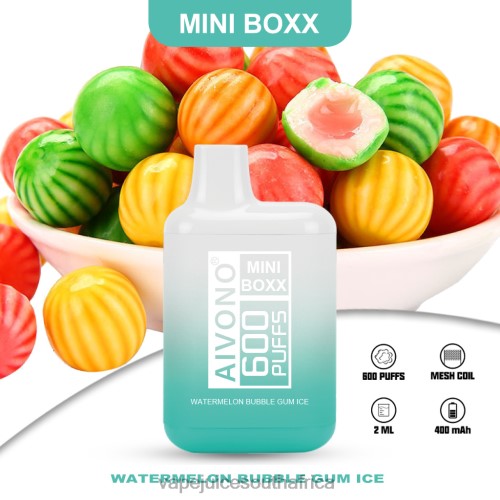 Vape Pens South Africa - Aivono AIM MINI BOXX 600 N8RZ6235 Watermelon Bubble Gum Ice