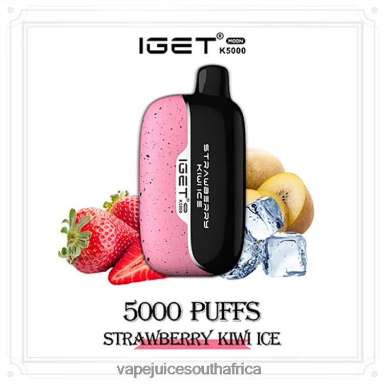 E-Liquid Vape - IGET Moon K5000 P0400H18 Strawberry Kiwi Ice