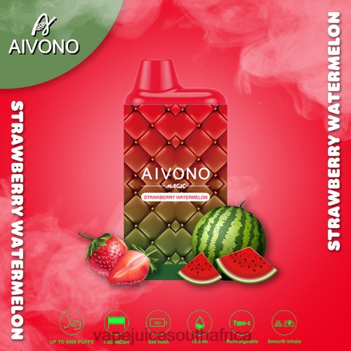 Pod Juice Flavo - Aivono AIM MAGIC 5800 Mouth Box Cigarette N8RZ699 Strawberry Watermelon