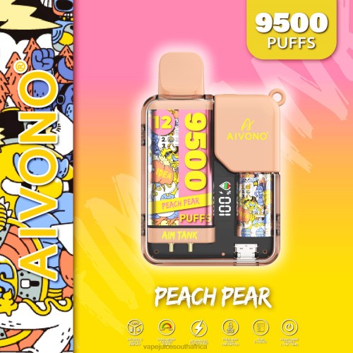 Vape Juice South Africa - Aivono AIM TANK 9500 N8RZ641 Peach Pear