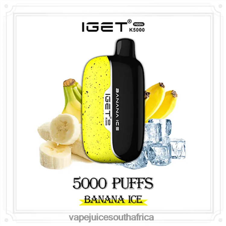 Vape Juice South Africa - IGET Moon K5000 P0400H11 Banana Ice