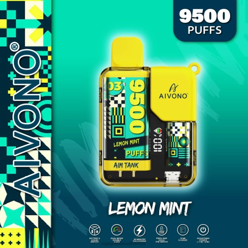 Vape Pens South Africa - Aivono AIM TANK 9500 N8RZ635 Lemon Mint